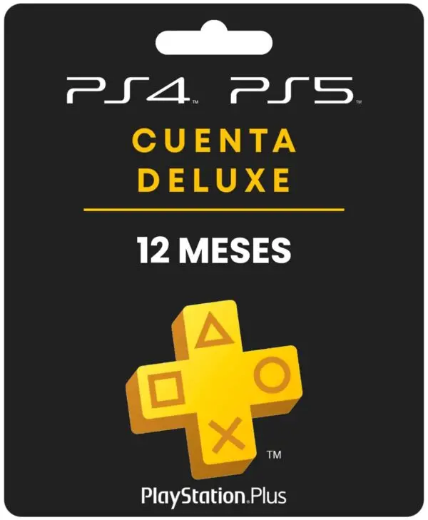 PSN PLUS DELUXE 12 MESES CUENTA PRINCIPAL