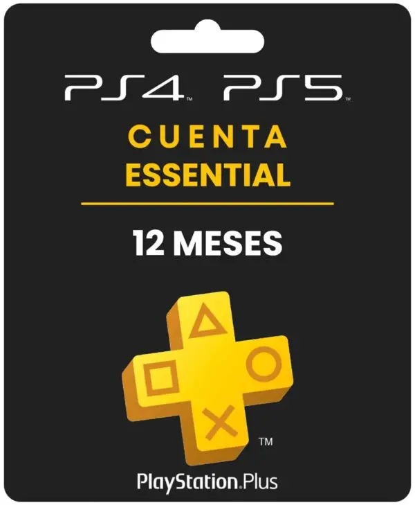 PSN PLUS ESSENTIAL 12 MESES CUENTA PRINCIPAL