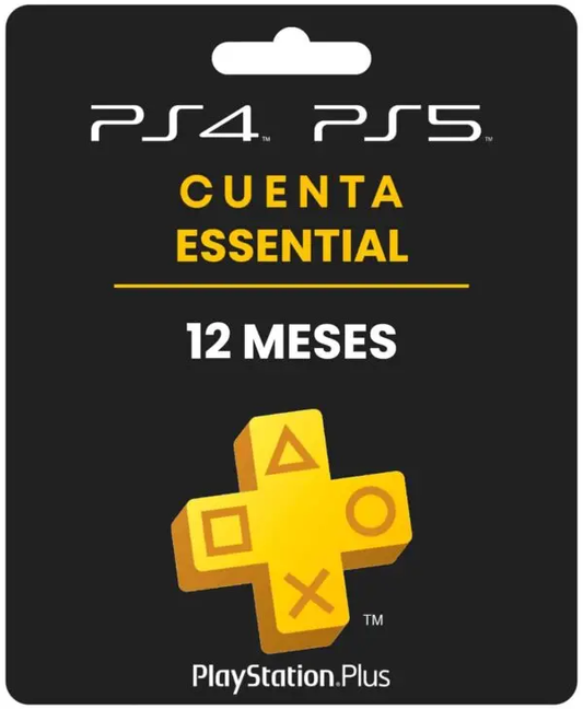 PSN PLUS ESSENTIAL 12 MESES CUENTA PRINCIPAL